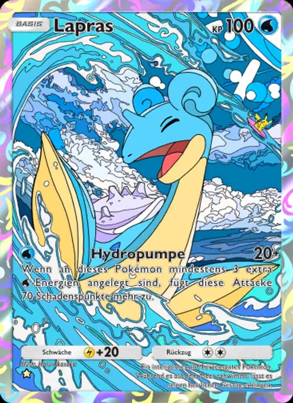 Lapras card in German