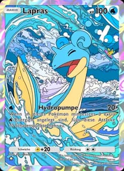 Lapras card in German