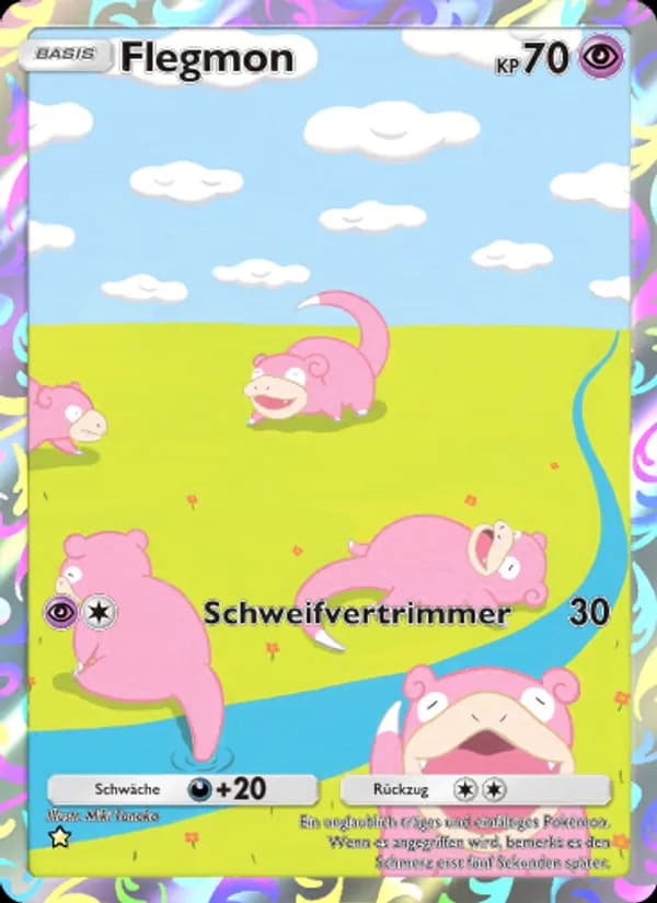 Flegmon card in German