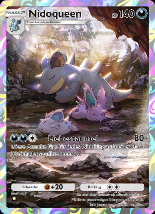 Nidoqueen card in German