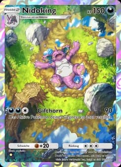 Nidoking card in German