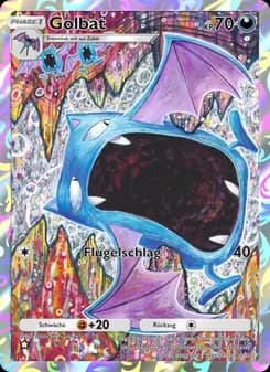 Golbat card in German