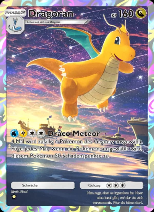 Dragoran card in German