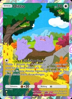 Ditto card in German