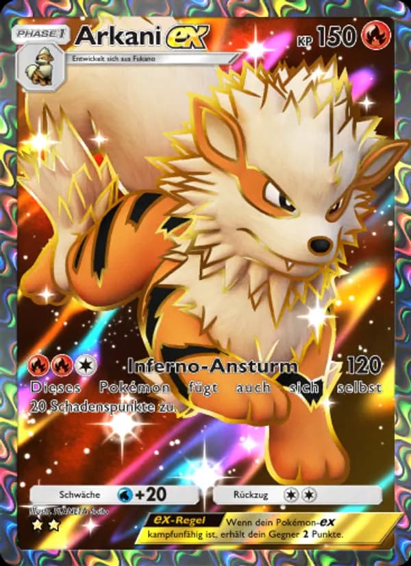 Arkani-ex card in German