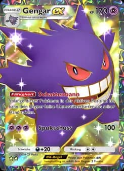 Gengar-ex card in German