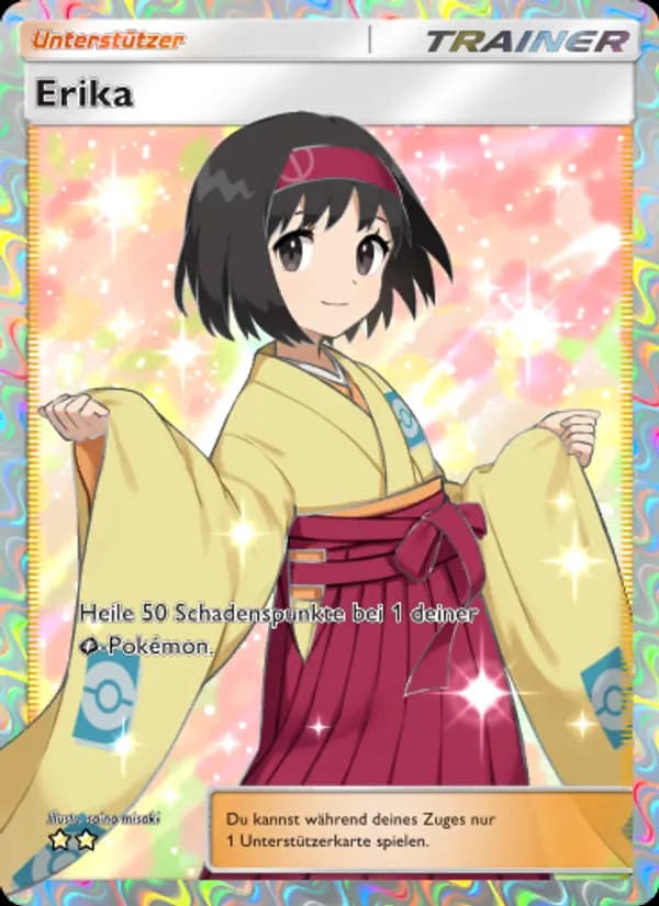 Erika card in German