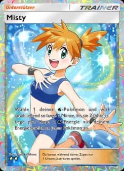 Misty card in German