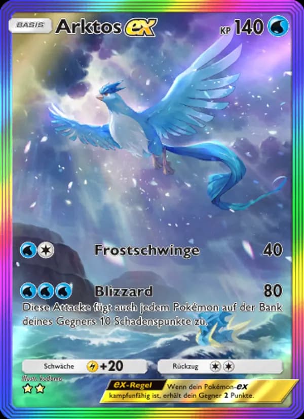Arktos-ex card in German