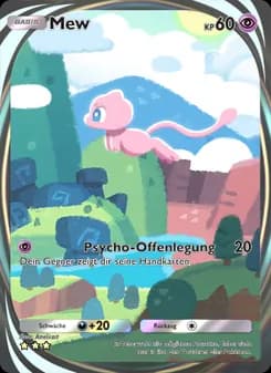 Mew card in German