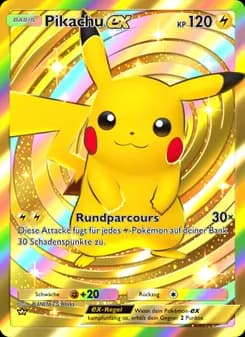 Pikachu-ex card in German