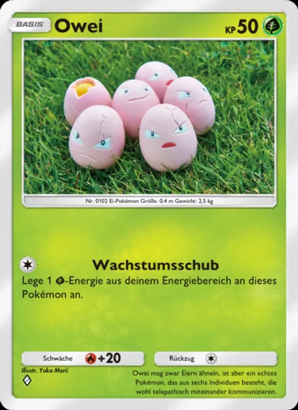 Owei card in German