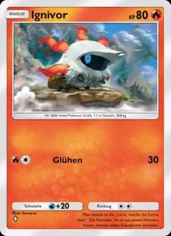 Ignivor card in German