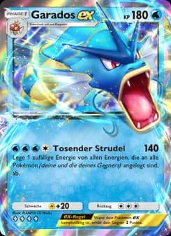 Garados-ex card in German