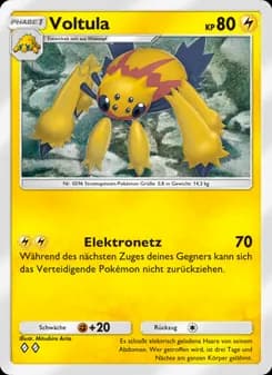 Voltula card in German