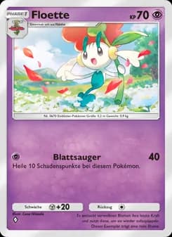 Floette card in German