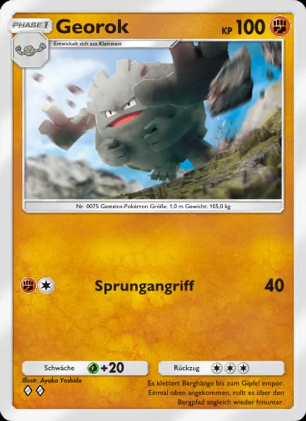 Georok card in German