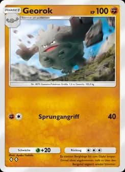 Georok card in German