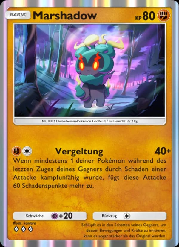 Marshadow card in German