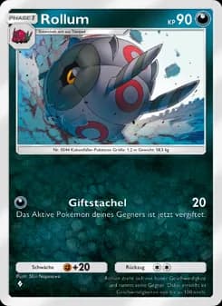 Rollum card in German