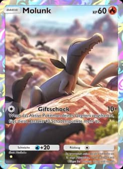 Molunk card in German