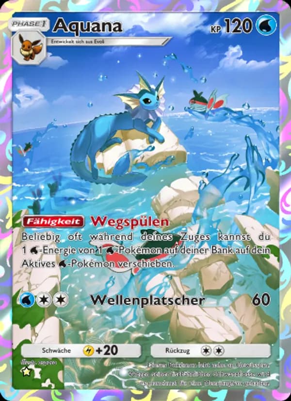 Aquana card in German