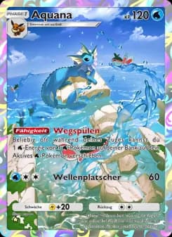 Aquana card in German