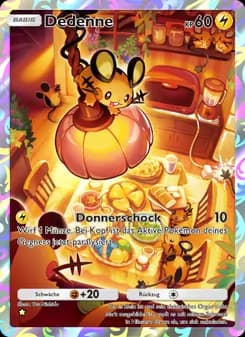 Dedenne card in German