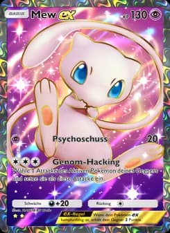 Mew-ex card in German