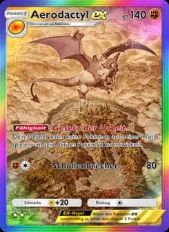 Aerodactyl-ex card in German