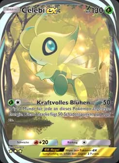 Celebi-ex card in German