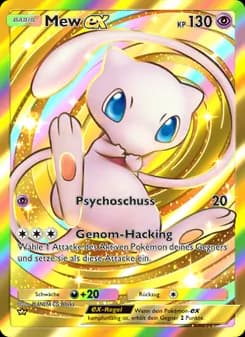 Mew-ex card in German