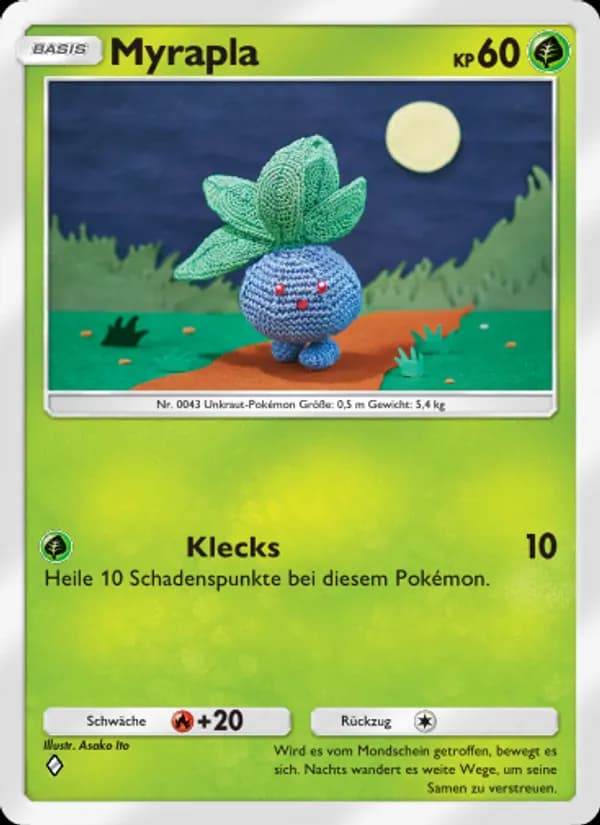 Myrapla card in German