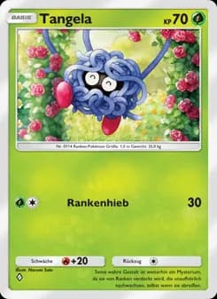 Tangela card in German