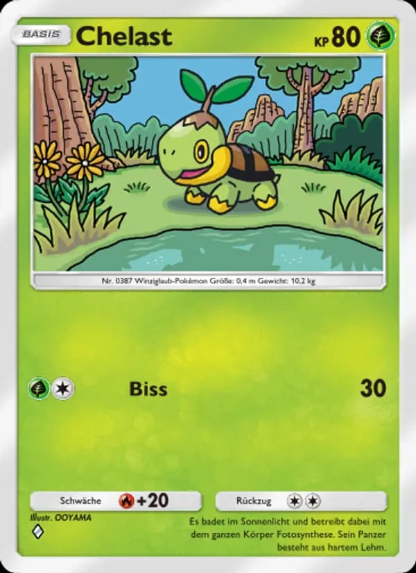 Chelast card in German