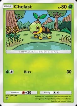 Chelast card in German