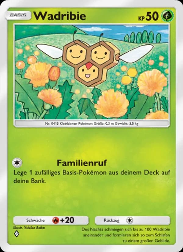 Wadribie card in German