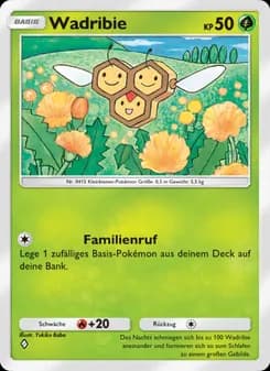 Wadribie card in German