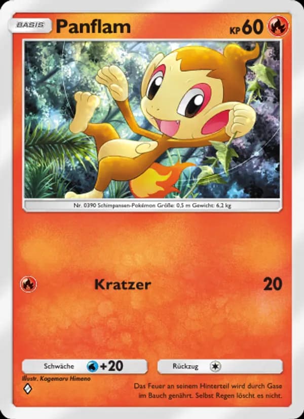 Panflam card in German