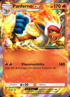 Panferno-ex card in German