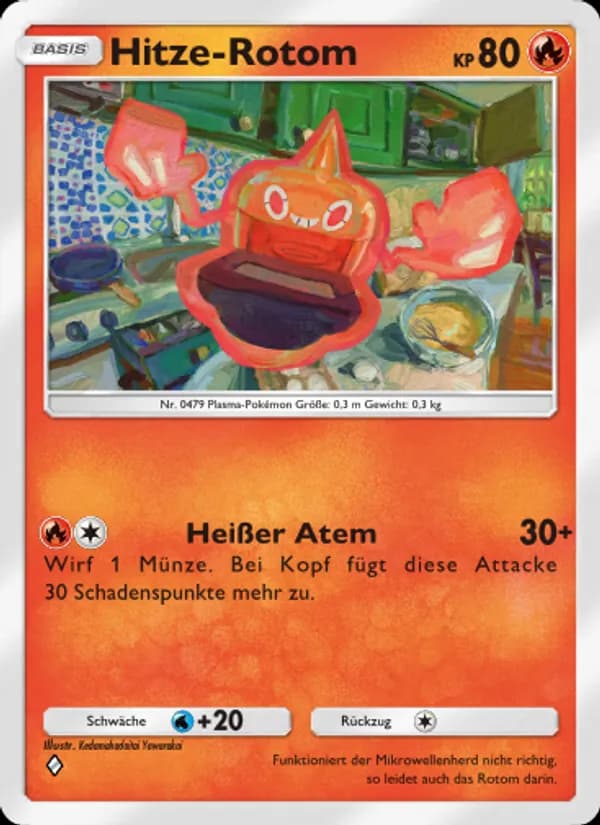 Hitze-Rotom card in German