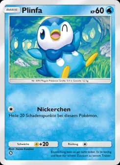 Plinfa card in German