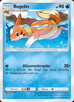 Bojelin card in German