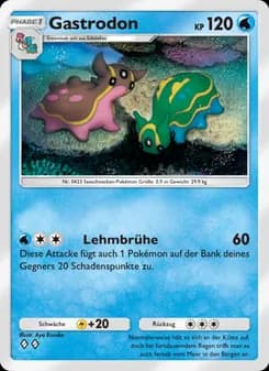 Gastrodon card in German