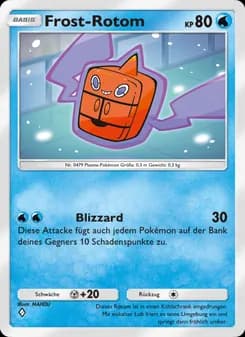 Frost-Rotom card in German