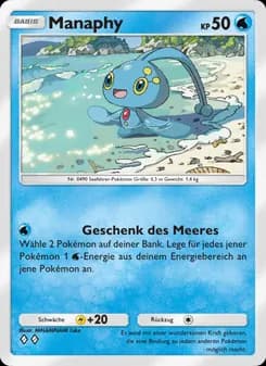Manaphy card in German