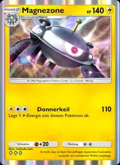 Magnezone card in German