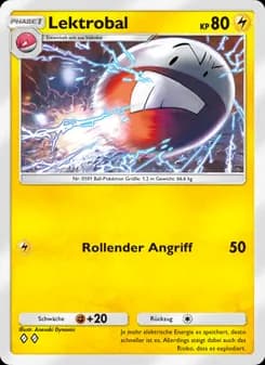 Lektrobal card in German