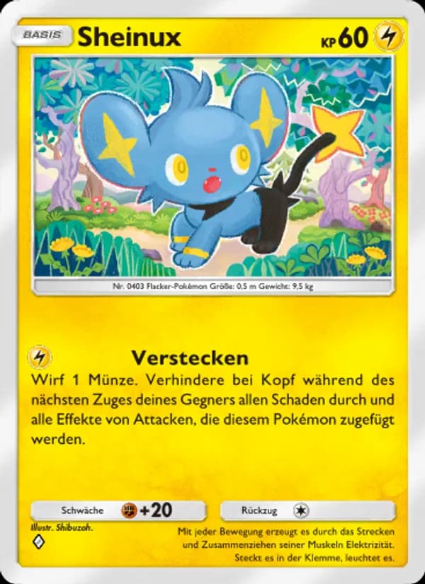 Sheinux card in German