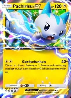 Pachirisu-ex card in German